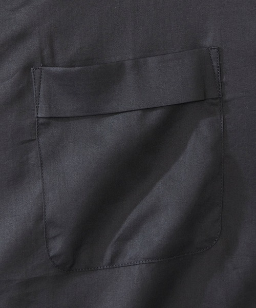 Lee(リー)の「Lee/リー【涼】レーヨンハーフスリーブシャツ(シャツ/ブラウス・メンズ・ブラック/オレンジ・X-LARGE/LARGE/MEDIUM/SMALL)」の10枚目の写真