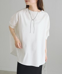 両面シルケットリブ袖Tシャツ