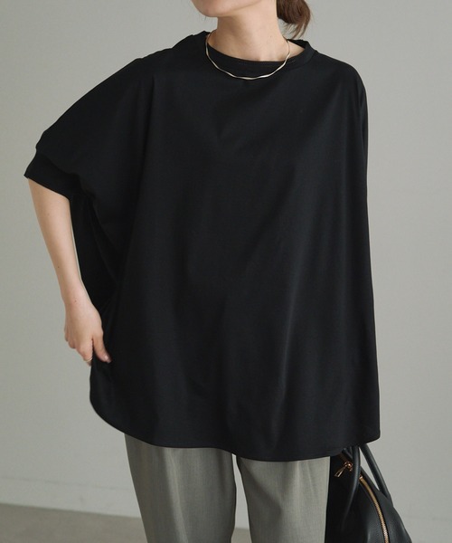 PUAL CE CIN ピュアルセシン 両面シルケットリブ袖Tシャツ 両面シルケットリブ袖Tシャツ | PUAL CE CIN(ピュアルセシン