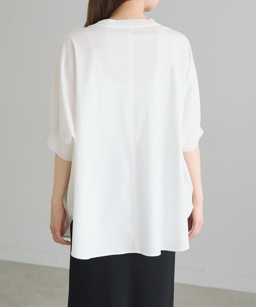 両面シルケットリブ袖Tシャツ（Tシャツ/カットソー）｜PUAL CE