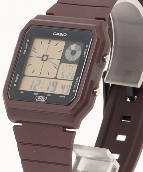 CASIO(カシオ)の「CASIO カシオ/ デジタル腕時計 スクエアフェイス ナチュラルカラー 軽量 バイオマス樹脂バンド ユニセックス //// LFシリーズ(アナログ腕時計・メンズ・ブラック/グレー/ホワイト/グリーン/ブラウン・FREE)」の4枚目の写真