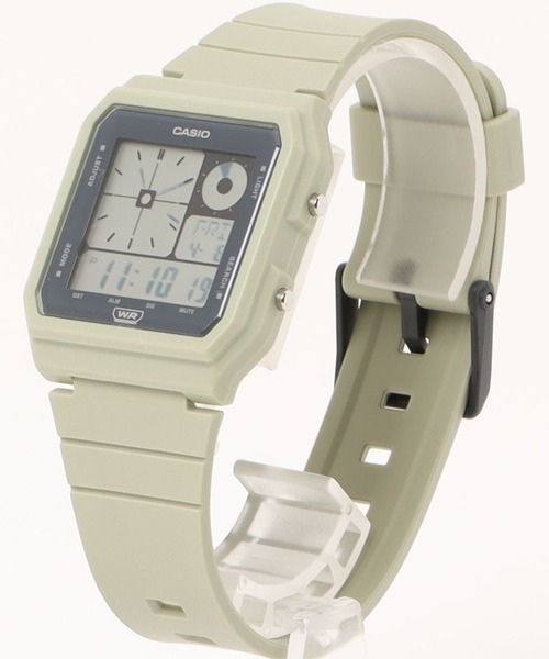 CASIO(カシオ)の「CASIO カシオ/ デジタル腕時計 スクエアフェイス ナチュラルカラー 軽量 バイオマス樹脂バンド ユニセックス //// LFシリーズ(アナログ腕時計・メンズ・ブラック/グレー/ホワイト/グリーン/ブラウン・FREE)」の5枚目の写真