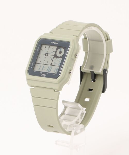 CASIO(カシオ)の「CASIO カシオ/ デジタル腕時計 スクエアフェイス ナチュラルカラー 軽量 バイオマス樹脂バンド ユニセックス //// LFシリーズ(アナログ腕時計・メンズ・ブラック/グレー/ホワイト/グリーン/ブラウン・FREE)」の6枚目の写真