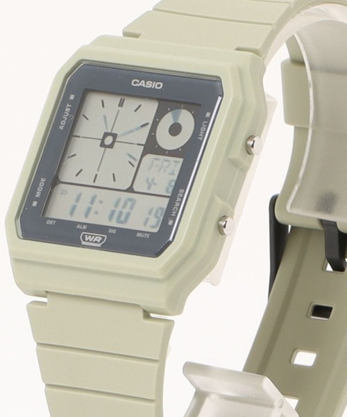 CASIO(カシオ)の「CASIO カシオ/ デジタル腕時計 スクエアフェイス ナチュラルカラー 軽量 バイオマス樹脂バンド ユニセックス //// LFシリーズ(アナログ腕時計・メンズ・ブラック/グレー/ホワイト/グリーン/ブラウン・FREE)」の16枚目の写真