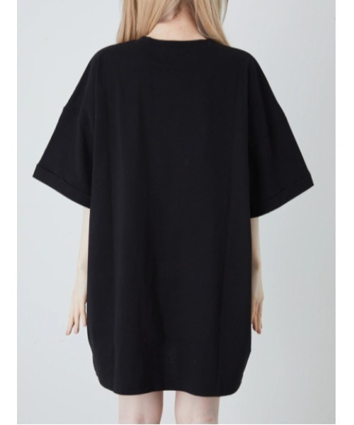 Jamie エーエヌケー（ジェイミーエーエヌケー）の「憂鬱なかわいい世界Tシャツ（Tシャツ/カットソー・レディース・ブラック/ホワイト・M）」の8枚目の写真