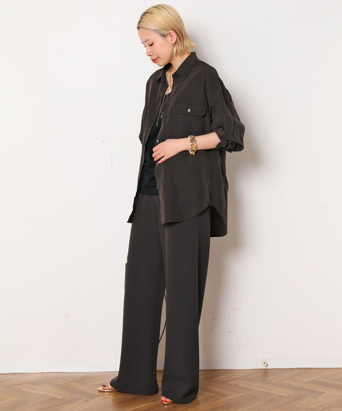 AP STUDIO（エーピーストゥディオ）の「追加2 エラスティックパンツ（スラックス・レディース・ブラウン系その他・34/36/38）」の5枚目の写真