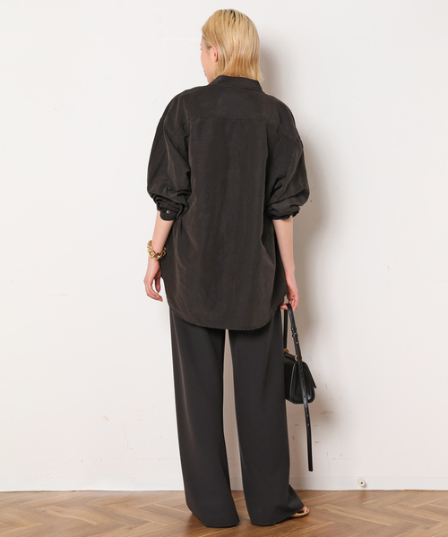 AP STUDIO（エーピーストゥディオ）の「追加2 エラスティックパンツ（スラックス・レディース・ブラウン系その他・34/36/38）」の6枚目の写真