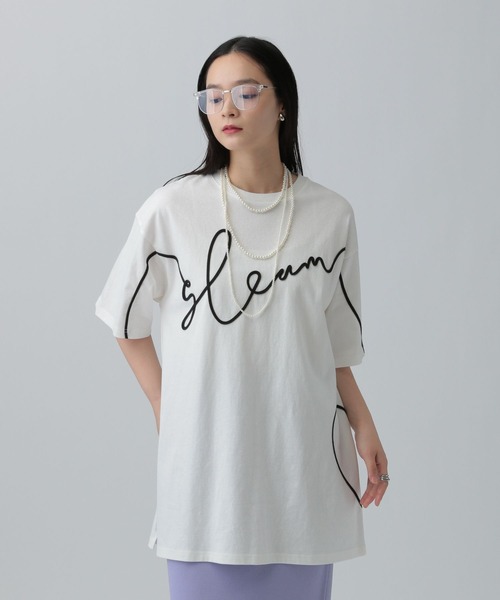 LEPSIM（レプシィム）の「コードレースカットチュニック　492367（チュニック・レディース・ピンク/ブラック/オフホワイト・FREE）」の5枚目の写真