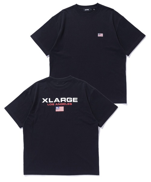 XLARGE（エクストララージ）の「XLARGE SPORT S/S TEE（Tシャツ/カットソー・メンズ・ブラック/ネイビー/ホワイト・S/M/L/XL）」の2枚目の写真