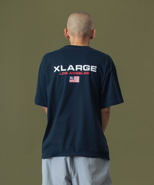 XLARGE（エクストララージ）の「XLARGE SPORT S/S TEE（Tシャツ/カットソー・メンズ・ブラック/ネイビー/ホワイト・S/M/L/XL）」の9枚目の写真
