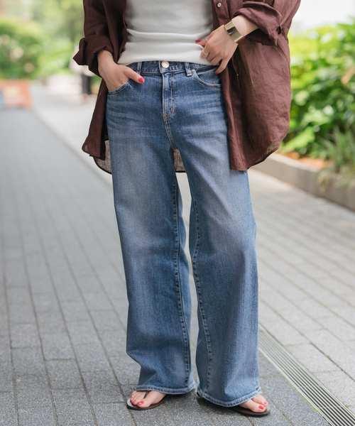 RED CARD TOKYO（レッドカード）の「《追加》RED CARD TOKYO / レッドカード トーキョー 35th Anniversary Wide（デニムパンツ・レディース・ダークブルー/ブルー・25/24/23/22）」の21枚目の写真