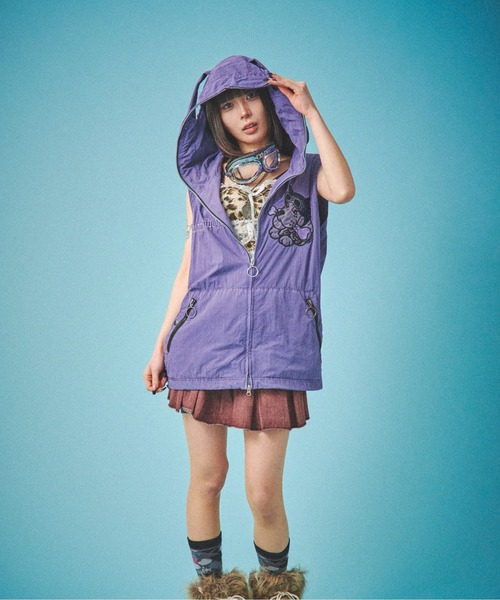 GALFY（ガルフィー）の「『GALFY/ガルフィー』反戦ベスト（ベスト・メンズ・ブラック/パープル・L/XL）」の15枚目の写真