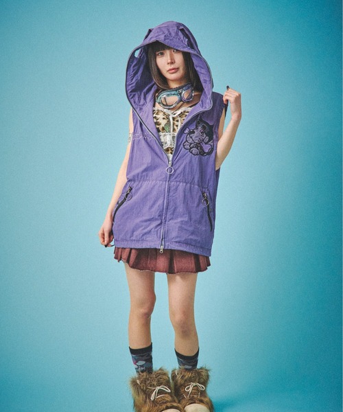 GALFY（ガルフィー）の「『GALFY/ガルフィー』反戦ベスト（ベスト・メンズ・ブラック/パープル・L/XL）」の16枚目の写真