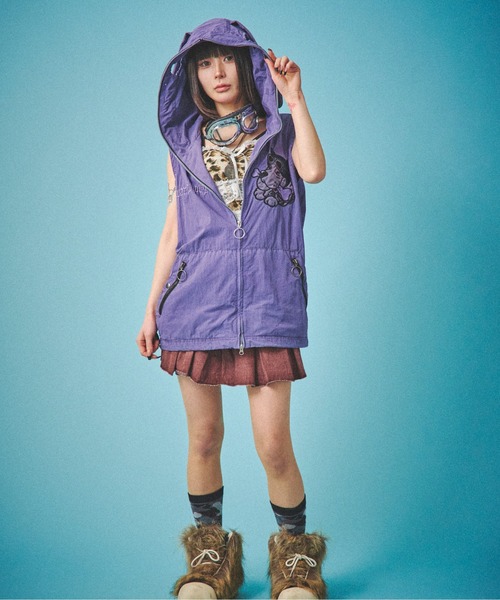 GALFY（ガルフィー）の「『GALFY/ガルフィー』反戦ベスト（ベスト・メンズ・ブラック/パープル・L/XL）」の17枚目の写真