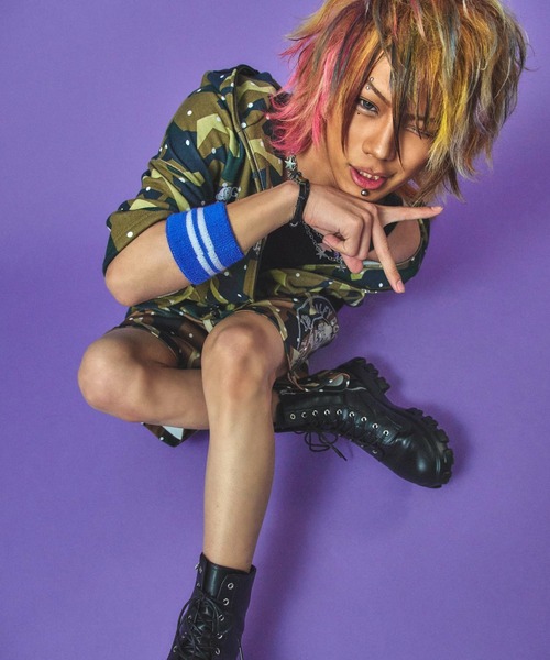 GALFY（ガルフィー）の「GALFY-どんまいパーカー（パーカー・メンズ・ホワイト/カーキ/ブラック・XL/L）」の11枚目の写真