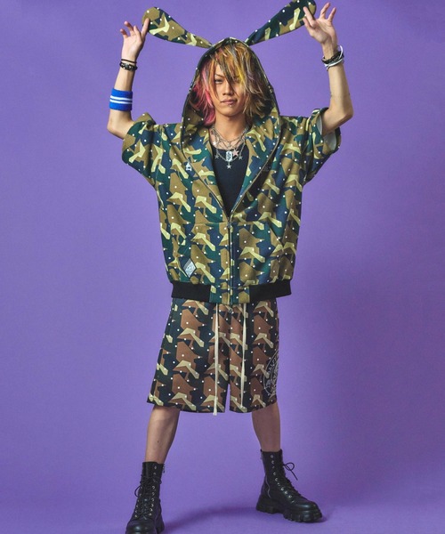 GALFY（ガルフィー）の「GALFY-どんまいパーカー（パーカー・メンズ・ホワイト/カーキ/ブラック・XL/L）」の12枚目の写真