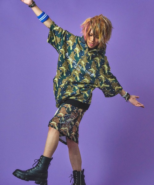 GALFY（ガルフィー）の「GALFY-どんまいパーカー（パーカー・メンズ・ホワイト/カーキ/ブラック・XL/L）」の14枚目の写真
