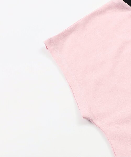 algy(アルジー)の「フレンチスリーブワンポイントシシュウT(Tシャツ/カットソー・キッズ・ピンク/レッド/オフホワイト/サックスブルー・XX-SMALL/X-SMALL/MEDIUM/SMALL)」の10枚目の写真