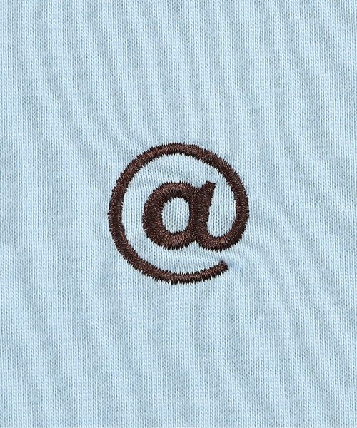 algy(アルジー)の「フレンチスリーブワンポイントシシュウT(Tシャツ/カットソー・キッズ・ピンク/レッド/オフホワイト/サックスブルー・XX-SMALL/X-SMALL/MEDIUM/SMALL)」の17枚目の写真