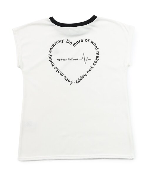 algy(アルジー)の「フレンチスリーブワンポイントシシュウT(Tシャツ/カットソー・キッズ・ピンク/レッド/オフホワイト/サックスブルー・XX-SMALL/X-SMALL/MEDIUM/SMALL)」の20枚目の写真