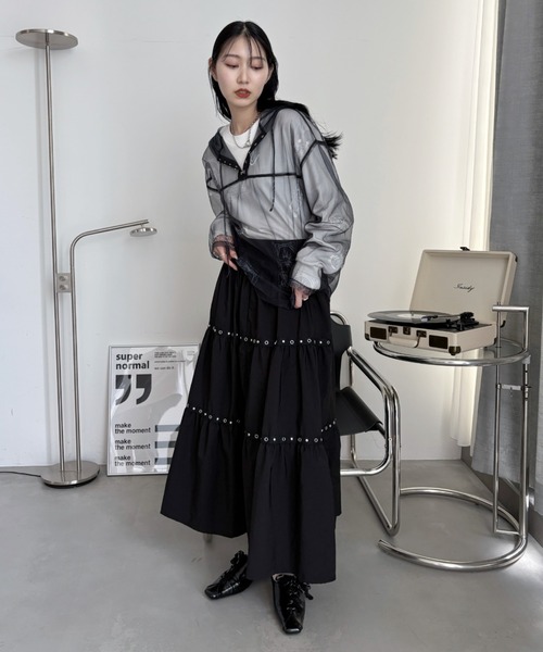 VACANCY(ヴァカンシー)の「タロットカード柄フーディーシアートップス(Tシャツ/カットソー・レディース・グレー/ブラック/ネイビー・FREE)」の9枚目の写真
