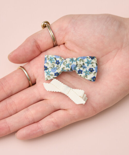 BIRTHDAY BAR（バースデイバー）の「KIDS HAIR PIN Ribbon Clip フラワー（リング・レディース・ピンク/ブルー・0）」の8枚目の写真