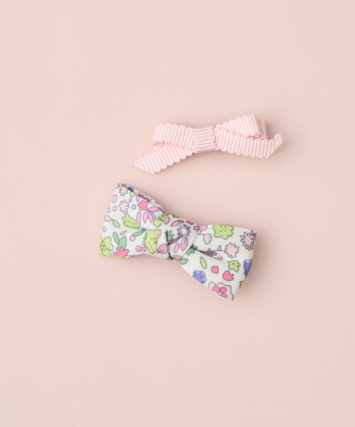 BIRTHDAY BAR（バースデイバー）の「KIDS HAIR PIN Ribbon Clip フラワー（リング・レディース・ピンク/ブルー・0）」の4枚目の写真
