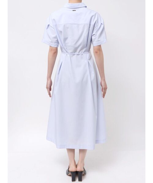 TONAL(トーナル)の「ウエストタックシャツワンピース(ワンピース・レディース・ネイビー/グレー/ライトブルー・MEDIUM)」の7枚目の写真