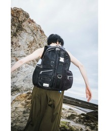 完売商品　未使用　OMMO ブラックバックパック　ナイロン セール】ナイロン マルチポケット ショルダーバッグ / ボディ