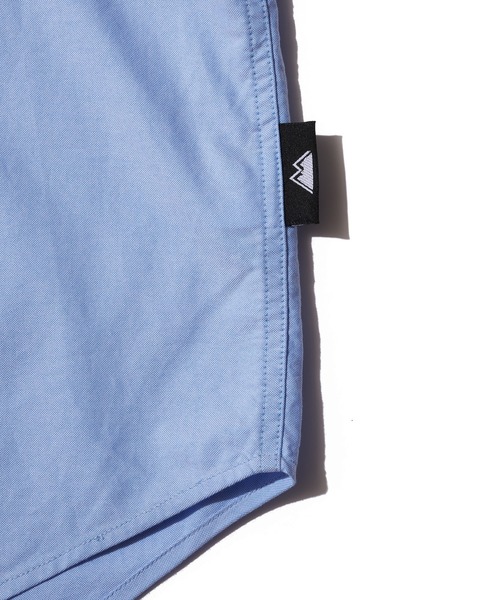 FIRST DOWN（ファーストダウン）の「オックスフォード ショートスリーブ シャツ（シャツ/ブラウス・メンズ・ホワイト/サックスブルー・M/L/XL）」の16枚目の写真