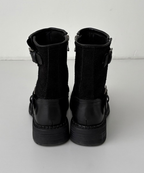 CANAL JEAN(キャナルジーン)の「El mar レザーエンジニアショートブーツ(ブーツ・レディース・ブラック/ブラウン・23.5/24/24.5)」の6枚目の写真