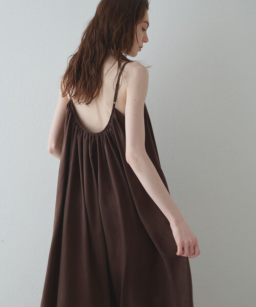 Drawing Numbers(ドローイング ナンバーズ)の「【Drawing Numbers】キャミマキシドレス(ワンピース・レディース・グレイッシュベージュ/ブラック・38)」の15枚目の写真