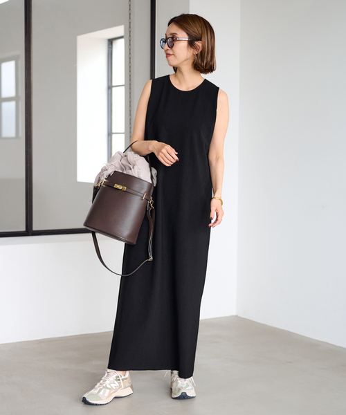 FRAMeWORK(フレームワーク)の「AULENTTI/オウレンティワンハンドル金具付きbasketバック(ハンドバッグ・レディース・ブラウン/ブラック・FREE)」の15枚目の写真