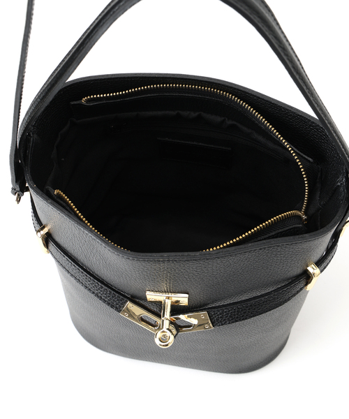 AULENTTI/オウレンティワンハンドル金具付きbasketバック