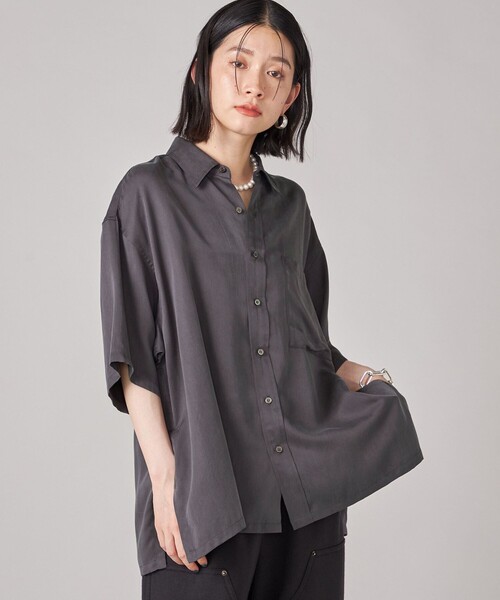 SHIPS for women / シップスウィメン SHIPS NINE CASE:〈手洗い可能〉オーバーサイズ シャツ SHIPS NINE CASE:〈手洗い可能〉オーバーサイズ シャツ（シャツ