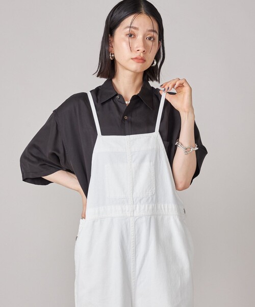 SHIPS(シップス)の「SHIPS NINE CASE:〈手洗い可能〉オーバーサイズ シャツ(シャツ/ブラウス・レディース・グレー/ブラック・ONE SIZE)」の1枚目の写真