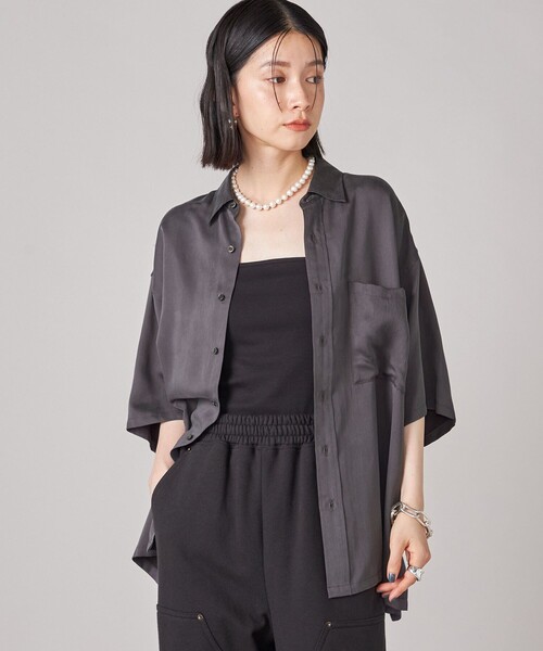 シップス（SHIPS）/SHIPS NINE CASE:〈手洗い可能〉オーバーサイズ シャツ セール】SHIPS NINE CASE:〈手洗い可能〉オーバーサイズ シャツ