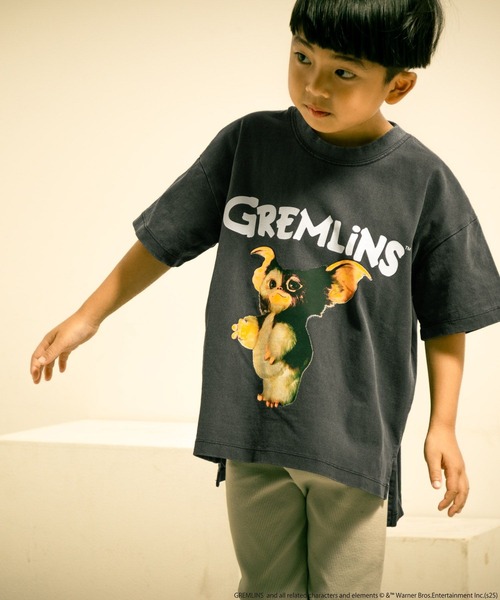 LOWRYS FARM（ローリーズファーム）の「グレムリンＢＩＧＴ　498645（Tシャツ/カットソー・キッズ・オフホワイト/チャコールグレー/ピンク・150cm/130cm/110cm）」の11枚目の写真