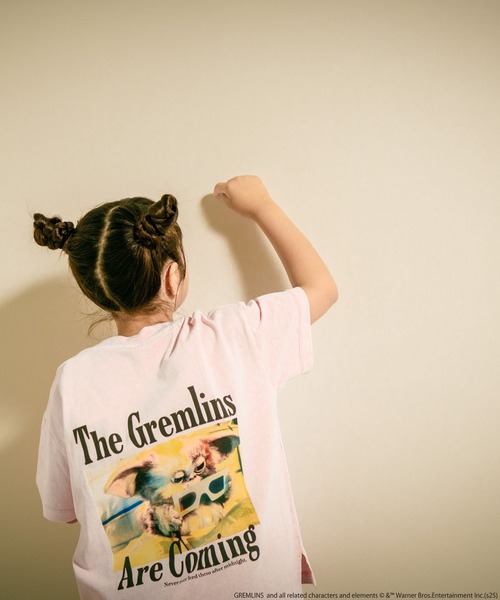LOWRYS FARM（ローリーズファーム）の「グレムリンＢＩＧＴ　498645（Tシャツ/カットソー・キッズ・オフホワイト/チャコールグレー/ピンク・150cm/130cm/110cm）」の15枚目の写真