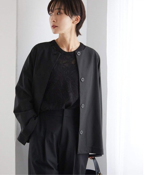 【journal standard 】SPENSIERETOコクーンブルゾン 追加》撥水【SPENSIERATO】クルーネックコクーンブルゾン