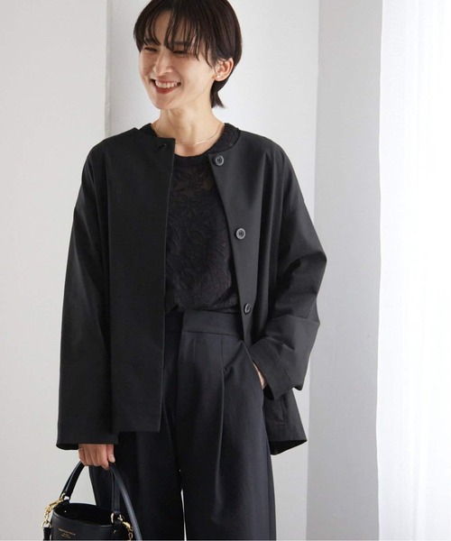 relume　撥水【SPENSIERATO】クルーネックコクーンブルゾン 追加》撥水【SPENSIERATO】クルーネックコクーンブルゾン