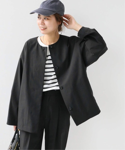 追加》撥水【SPENSIERATO】クルーネックコクーンブルゾン