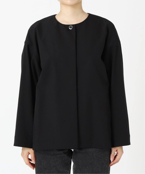 JOURNAL STANDARD relume クルーネックコクーンブルゾン JOURNAL STANDARD relume｜《追加》撥水【SPENSIERATO】クルーネック