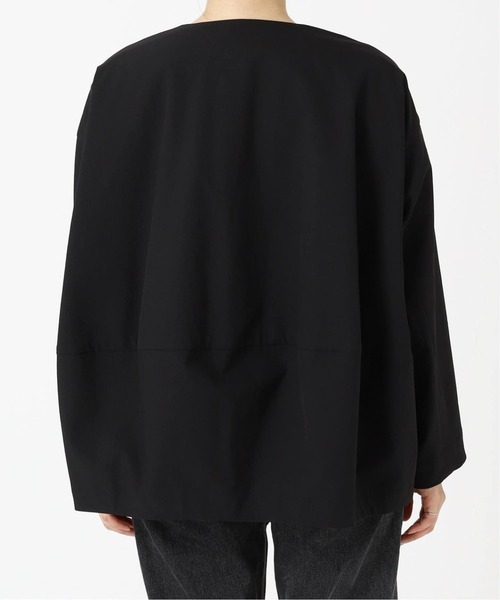 JOURNAL STANDARD relume(ジャーナルスタンダード レリューム)の「《追加》撥水【SPENSIERATO】クルーネックコクーンブルゾン(その他アウター・レディース・ブラック/ベージュ・FREE)」の15枚目の写真