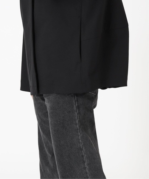 JOURNAL STANDARD relume(ジャーナルスタンダード レリューム)の「《追加》撥水【SPENSIERATO】クルーネックコクーンブルゾン(その他アウター・レディース・ブラック/ベージュ・FREE)」の22枚目の写真