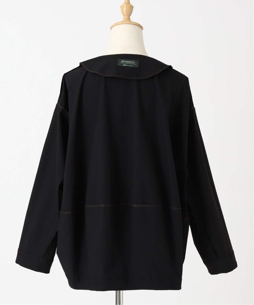 追加》撥水【SPENSIERATO】クルーネックコクーンブルゾン（その他