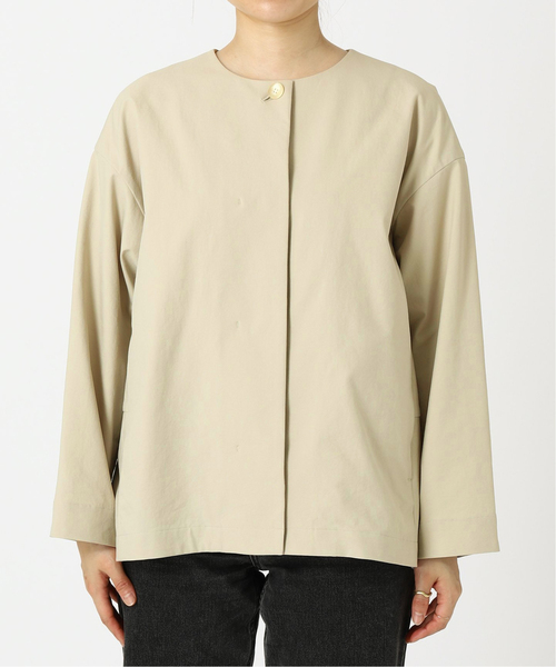 追加》撥水【SPENSIERATO】クルーネックコクーンブルゾン（その他