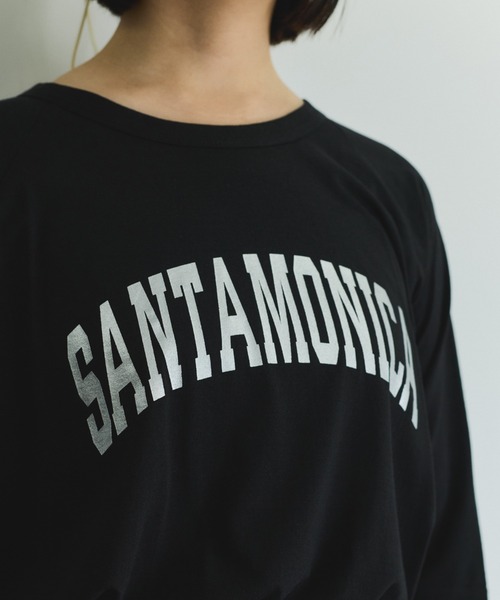 VICKY（ビッキー）の「リサイクルポリエステルロゴTシャツ≪手洗い可能≫（Tシャツ/カットソー・レディース・オフホワイト/ブラック/イエロー・M）」の13枚目の写真