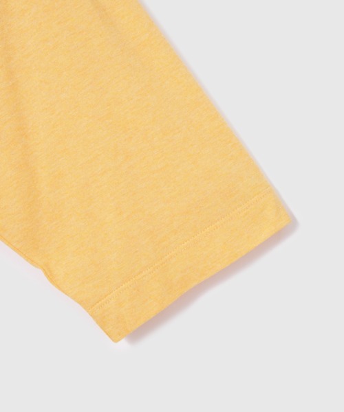 VICKY（ビッキー）の「リサイクルポリエステルロゴTシャツ≪手洗い可能≫（Tシャツ/カットソー・レディース・オフホワイト/ブラック/イエロー・M）」の6枚目の写真