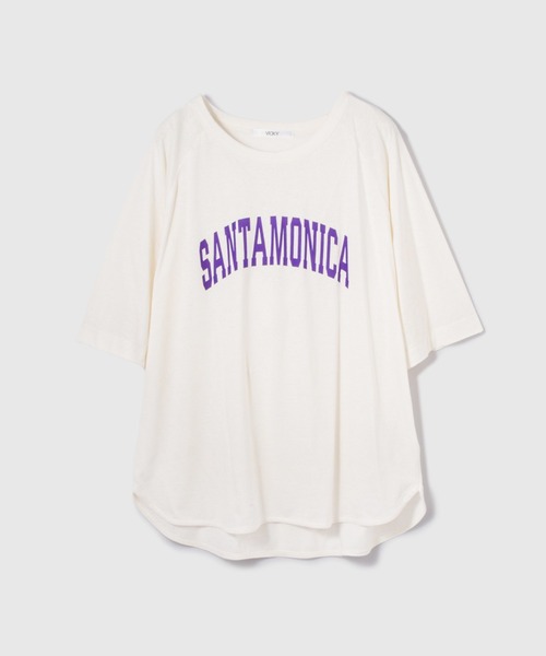 VICKY（ビッキー）の「リサイクルポリエステルロゴTシャツ≪手洗い可能≫（Tシャツ/カットソー・レディース・オフホワイト/ブラック/イエロー・M）」の8枚目の写真